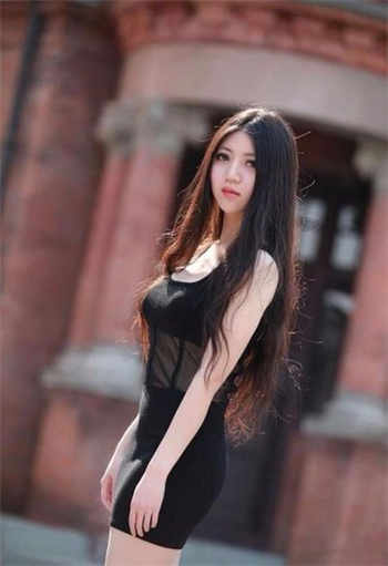 萌白酱金丝黑色旗袍5号房